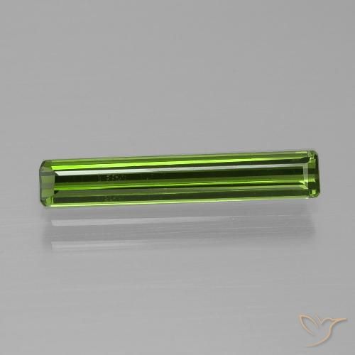 1.36ct طبيعي أخضر الغابات تورمالين, قص الزمرد, VVS-VS