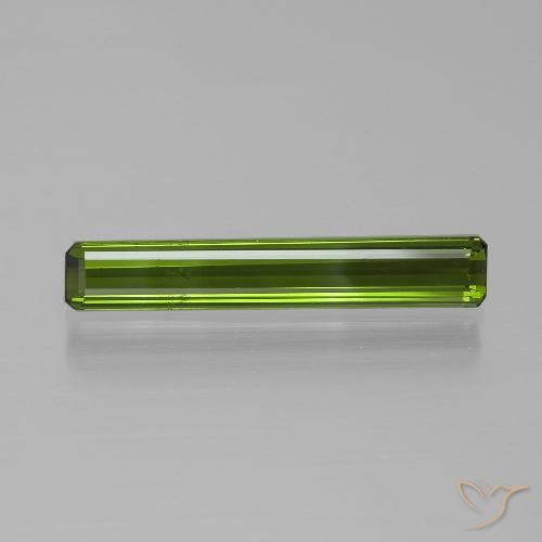 1.73ct طبيعي أخضر الغابات تورمالين, قص الزمرد, VVS-VS
