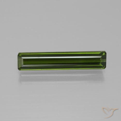 1.88ct طبيعي أخضر الغابات تورمالين, قص الزمرد, VVS-VS