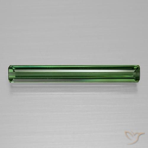 1.29ct طبيعي أخضر متوسط تورمالين, قص الزمرد, VVS-VS