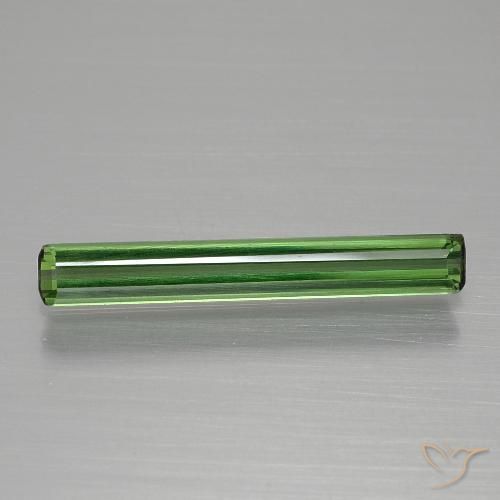 1.08ct طبيعي أخضر الغابات تورمالين, قص الزمرد, VVS-VS