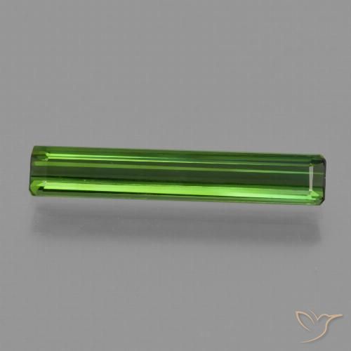 1.52ct طبيعي أخضر الغابات تورمالين, قص الزمرد, VVS-VS