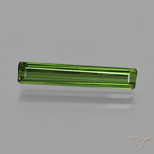 1.53ct طبيعي أخضر الغابات تورمالين, قص الزمرد, VVS-VS