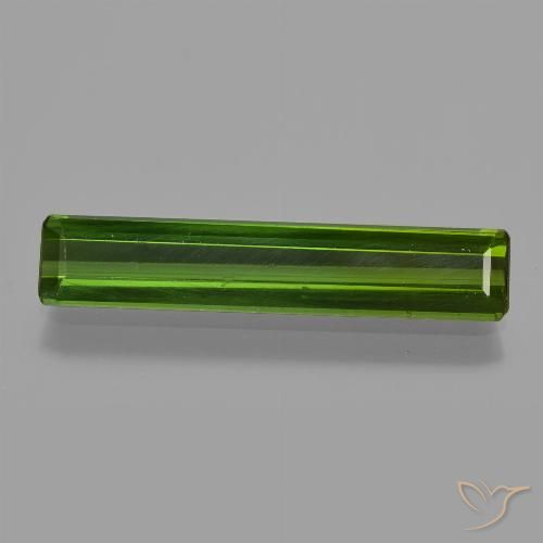 2.34ct طبيعي أخضر غامق تورمالين, قص الزمرد, VVS-VS