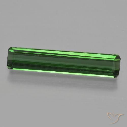 1.57ct طبيعي أخضر تورمالين, قص الزمرد, VVS-VS