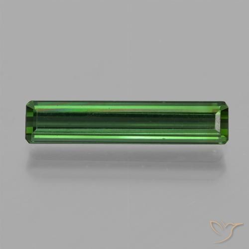 1.43ct طبيعي أخضر تورمالين, قص الزمرد, VVS-VS