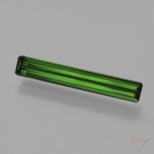 1.49ct طبيعي أخضر ترابى تورمالين, قص الزمرد, VVS-VS