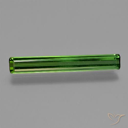 1.55ct طبيعي أخضر ترابى تورمالين, قص الزمرد, VVS-VS