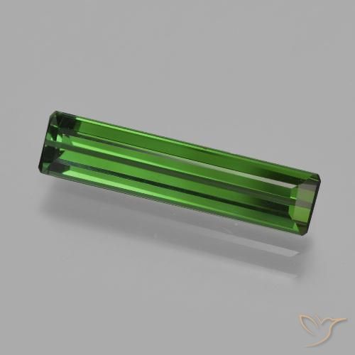 1.80ct طبيعي أخضر تورمالين, قص الزمرد, VVS-VS