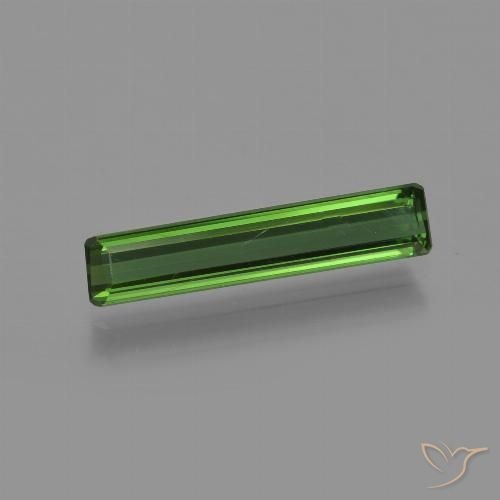1.14ct طبيعي أخضر الغابات تورمالين, قص الزمرد, VVS-VS