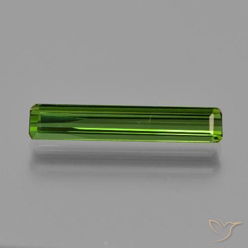 1.19ct طبيعي أخضر الغابات تورمالين, قص الزمرد, VVS-VS