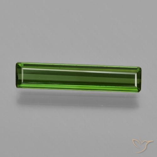 1.14ct طبيعي أخضر الغابات تورمالين, قص الزمرد, VVS-VS