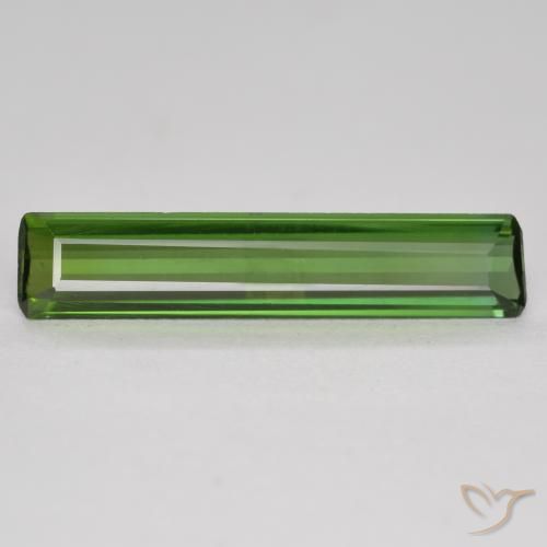 0.93ct طبيعي أخضر غامق تورمالين, قص الزمرد, VVS-VS