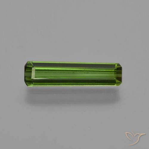 0.81ct طبيعي أخضر الغابات تورمالين, قص الزمرد, VVS-VS