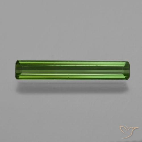 0.83ct طبيعي الأخضر الغامق تورمالين, قص الزمرد, VVS-VS