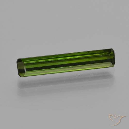 1.37ct طبيعي أخضر الغابات تورمالين, قص الزمرد, VVS-VS