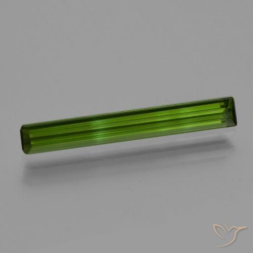 0.96ct طبيعي أخضر الغابات تورمالين, قص الزمرد, VVS-VS