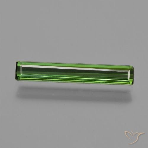 0.94ct طبيعي الأخضر الغامق تورمالين, قص الزمرد, VVS-VS