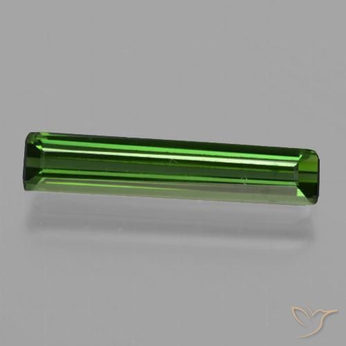 1.20ct طبيعي أخضر غامق تورمالين, قص الزمرد, VVS-VS