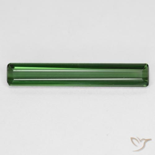2.01ct طبيعي أخضر غامق تورمالين, ثمانى / قصة زمرد, قليلا جدا, Photo A