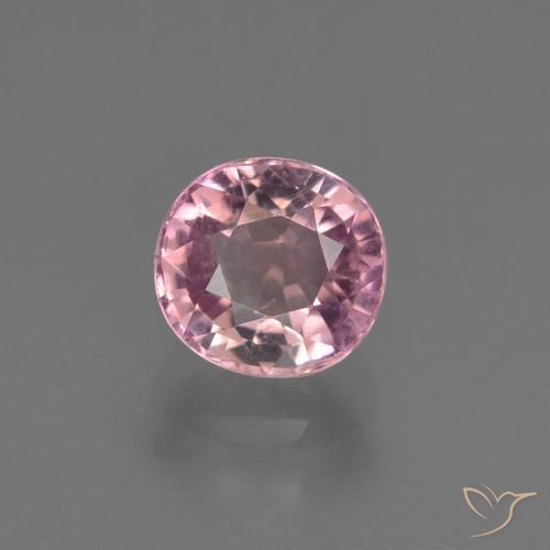 1.29ct طبيعي وردى فاتح-متوسط تورمالين, بيضوي, قليلا جدا