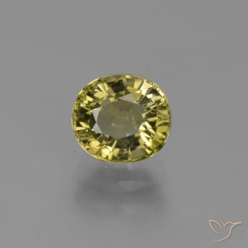 0.99ct طبيعي بني ذهبي تورمالين, بيضوي, قليلا جدا