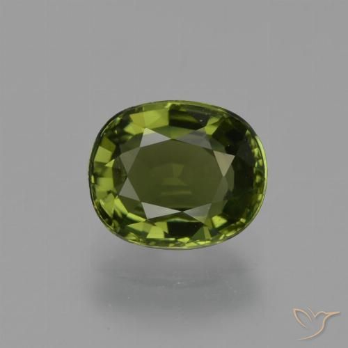1.10ct طبيعي أخضر الطحالب البحرية تورمالين, بيضوي, قليلا جدا
