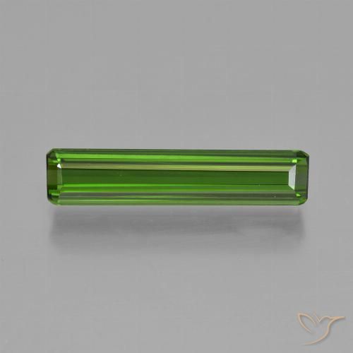 1.86ct طبيعي أخضر الغابات تورمالين, قص الزمرد, VVS