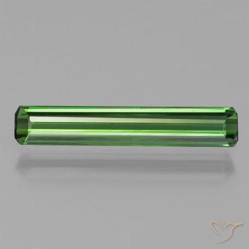 1.11ct طبيعي أخضر تورمالين, قص الزمرد, VVS