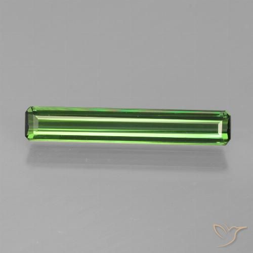 1.19ct طبيعي أخضر تورمالين, قص الزمرد, VVS
