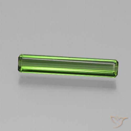 1.12ct طبيعي أخضر الغابات تورمالين, قص الزمرد, VVS