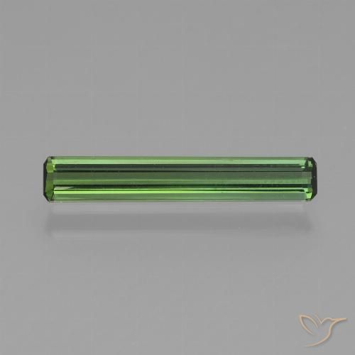 0.93ct طبيعي أخضر تورمالين, قص الزمرد, VVS