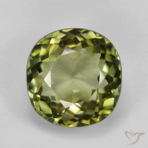 6.58ct طبيعي الأخضر الغامق تورمالين, وسادة, VVS