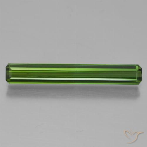 1.33ct طبيعي أخضر الغابات تورمالين, قص الزمرد, VVS-VS