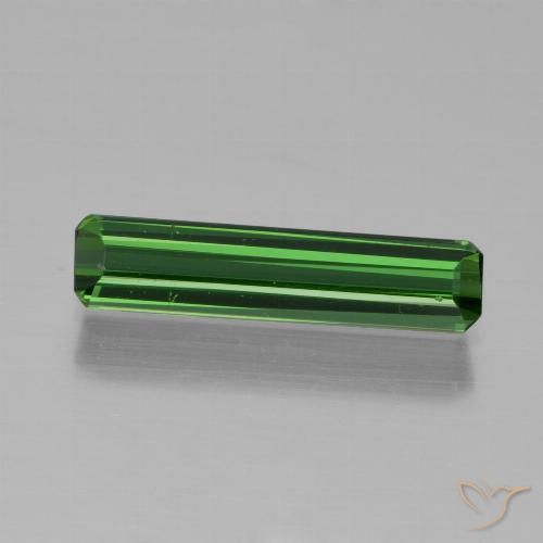 0.98ct طبيعي أخضر الغابات تورمالين, قص الزمرد, VVS-VS