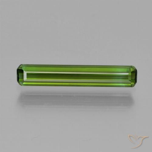 0.83ct طبيعي أخضر الطحالب البحرية تورمالين, قص الزمرد, VVS-VS