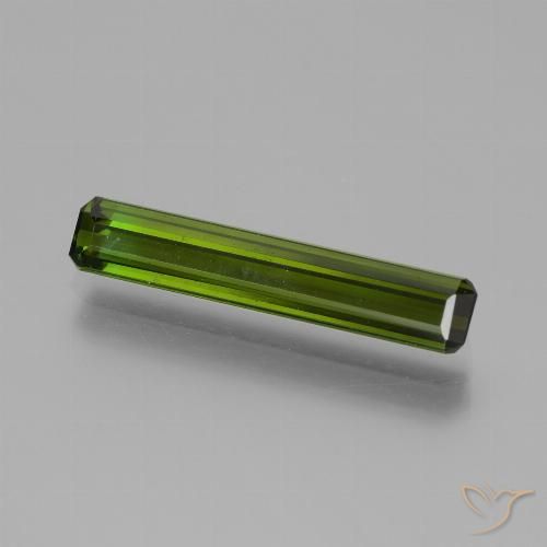 2.60ct طبيعي أخضر الغابات تورمالين, قص الزمرد, VVS