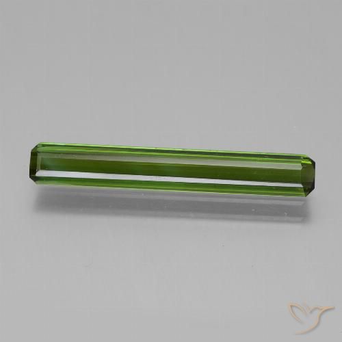 1.87ct طبيعي أخضر الغابات تورمالين, قص الزمرد, VVS