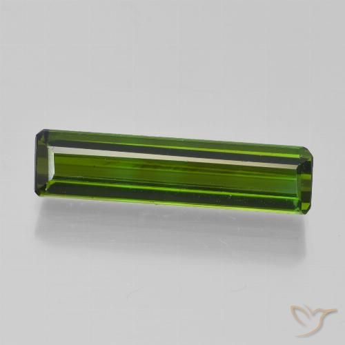 1.96ct طبيعي أخضر الطحالب البحرية تورمالين, قص الزمرد, VVS-VS