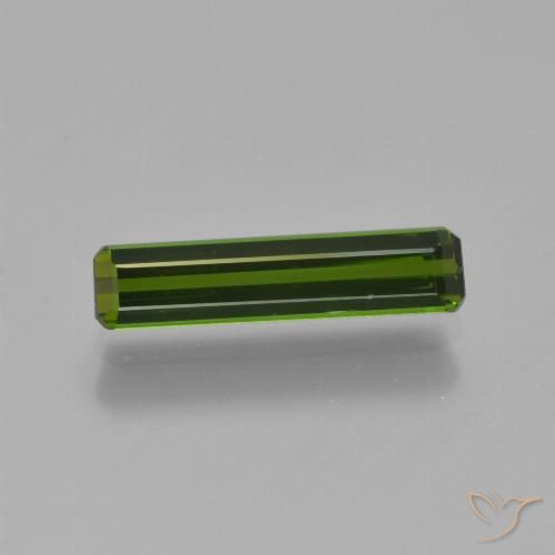 0.91ct طبيعي أخضر الغابات تورمالين, قص الزمرد, VVS