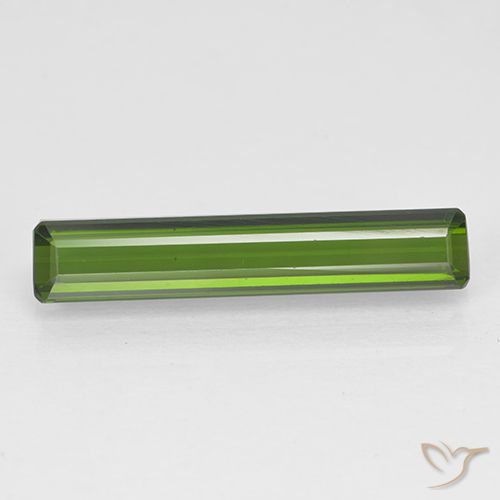1.80ct طبيعي أخضر الطحالب البحرية تورمالين, قص الزمرد, VVS-VS