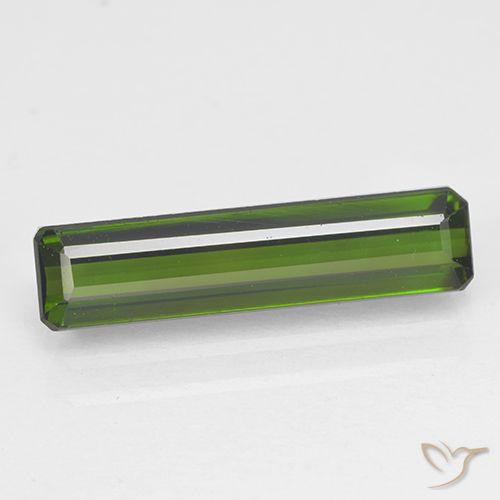 2.17ct طبيعي أخضر الطحالب البحرية تورمالين, قص الزمرد, VVS-VS