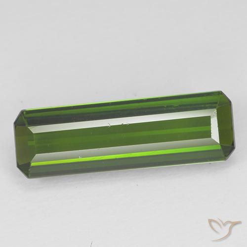 1.81ct طبيعي أخضر الطحالب البحرية تورمالين, قص الزمرد, VVS-VS