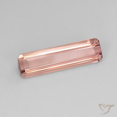 تورمالين Medium Light-Pink طبيعي، ثمانى / قصة زمرد، 2.89 قيراط، VVS-VS
