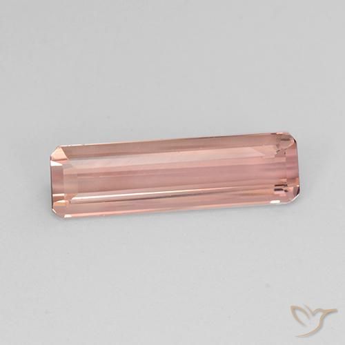 تورمالين Medium Light-Pink طبيعي، ثمانى / قصة زمرد، 2.89 قيراط، VVS-VS