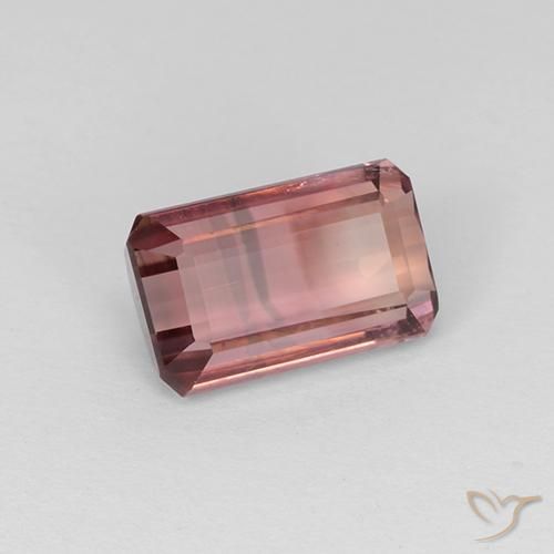 2.16ct طبيعي وردى كثيف تورمالين, قص الزمرد, VVS-VS