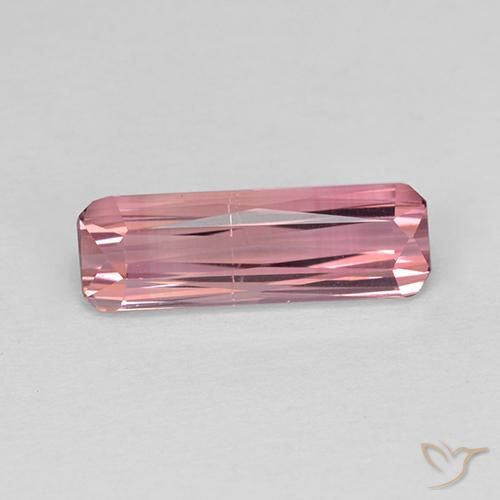 1.89ct طبيعي وردى العلكة تورمالين, قص الزمرد, VVS-VS