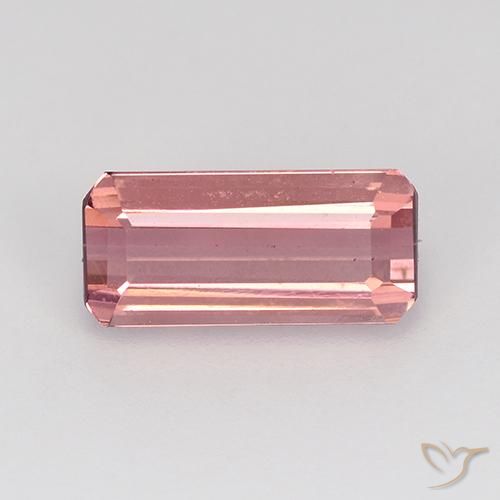 1.65ct طبيعي وردى العلكة تورمالين, قص الزمرد, VVS-VS