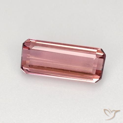 1.26ct طبيعي أحمر عصير الفواكه تورمالين, قص الزمرد, VVS