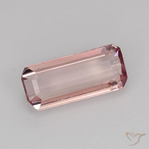 1.77ct طبيعي أحمر حلوى التفاح فاتح تورمالين, قص الزمرد, VVS-VS